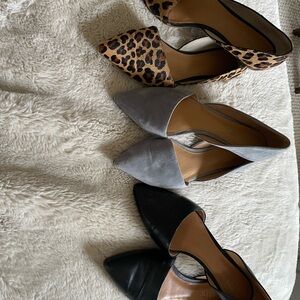 J. Crew Women's Flats - Leopard, Gray, and Black
